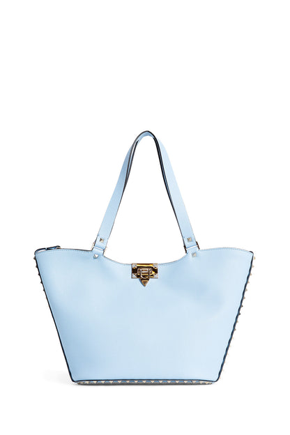 VALENTINO WOMAN BLUE TOTE BAGS
