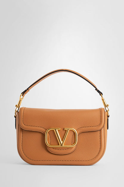 VALENTINO WOMAN BROWN SHOULDER BAGS