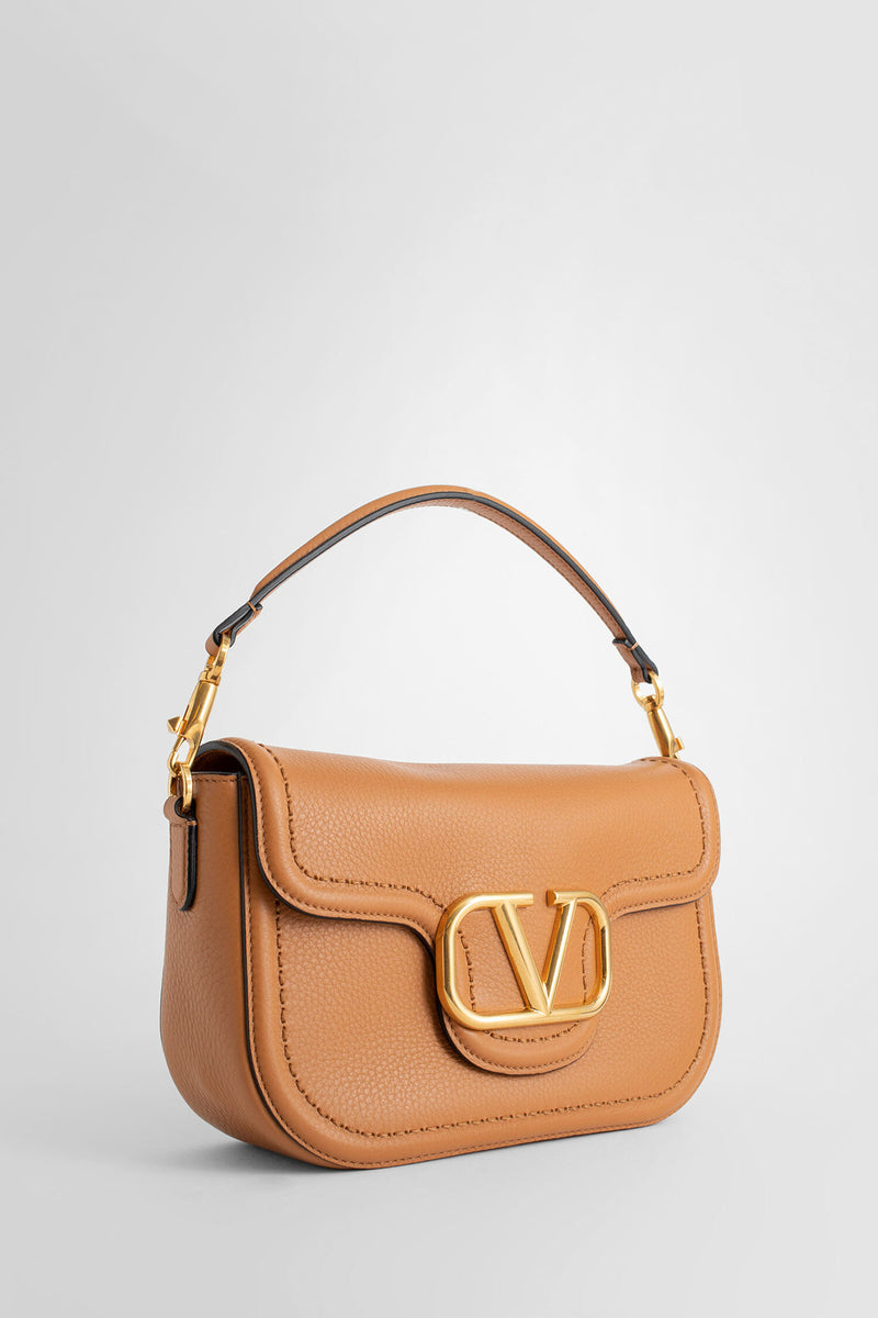 VALENTINO WOMAN BROWN SHOULDER BAGS