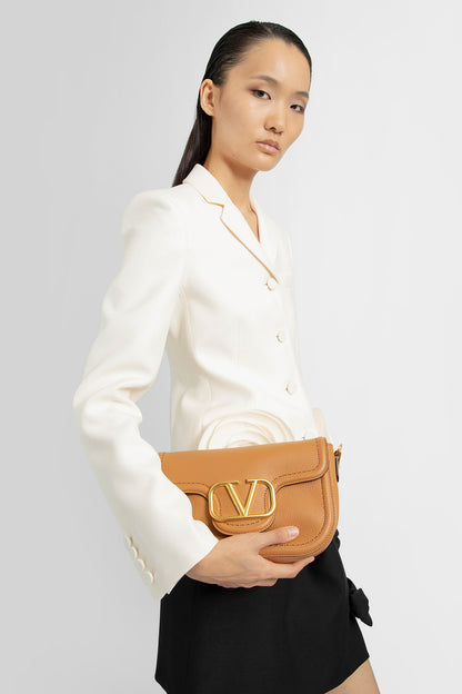VALENTINO WOMAN BROWN TOP HANDLE BAGS