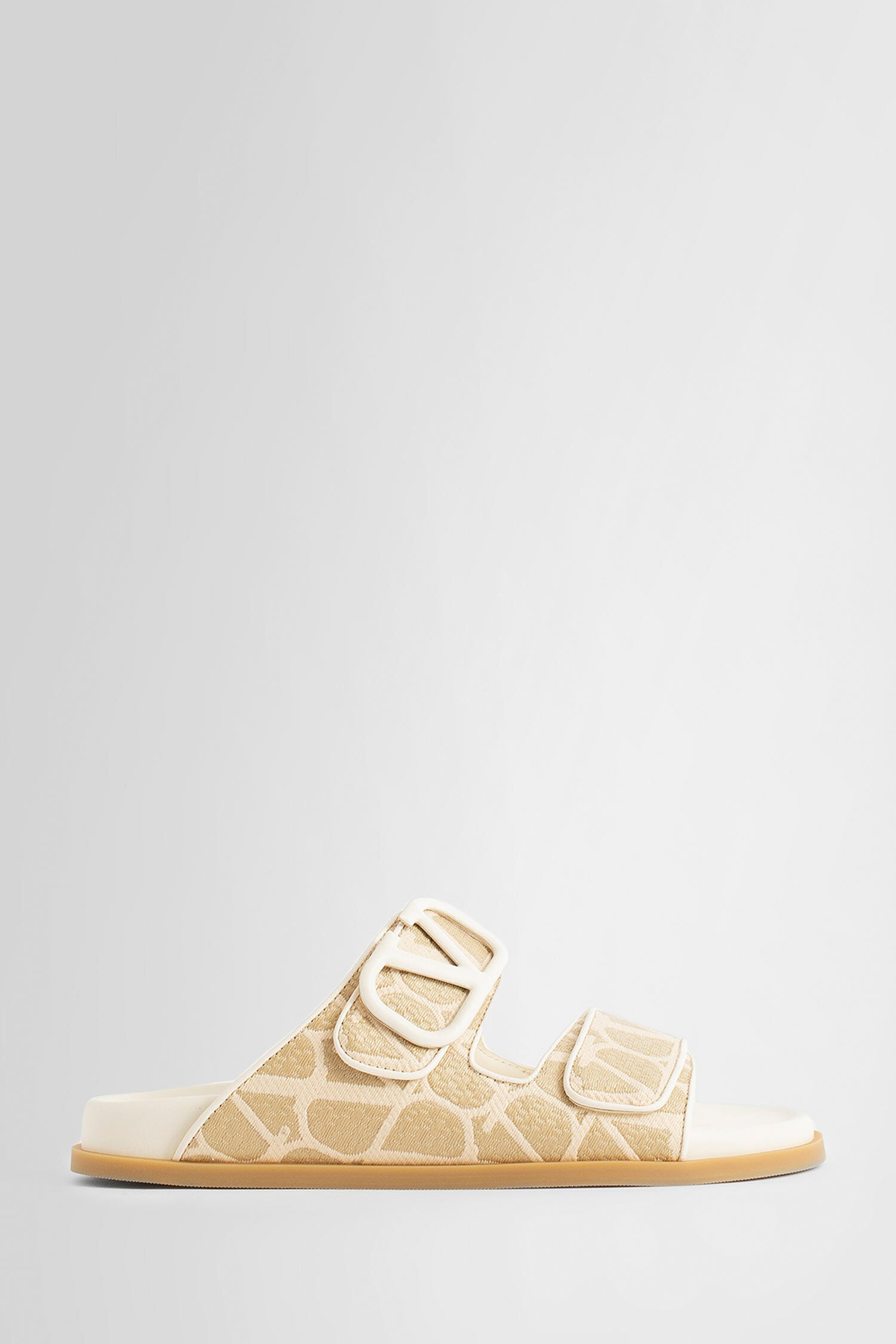 VALENTINO WOMAN OFF-WHITE SANDALS & SLIDES