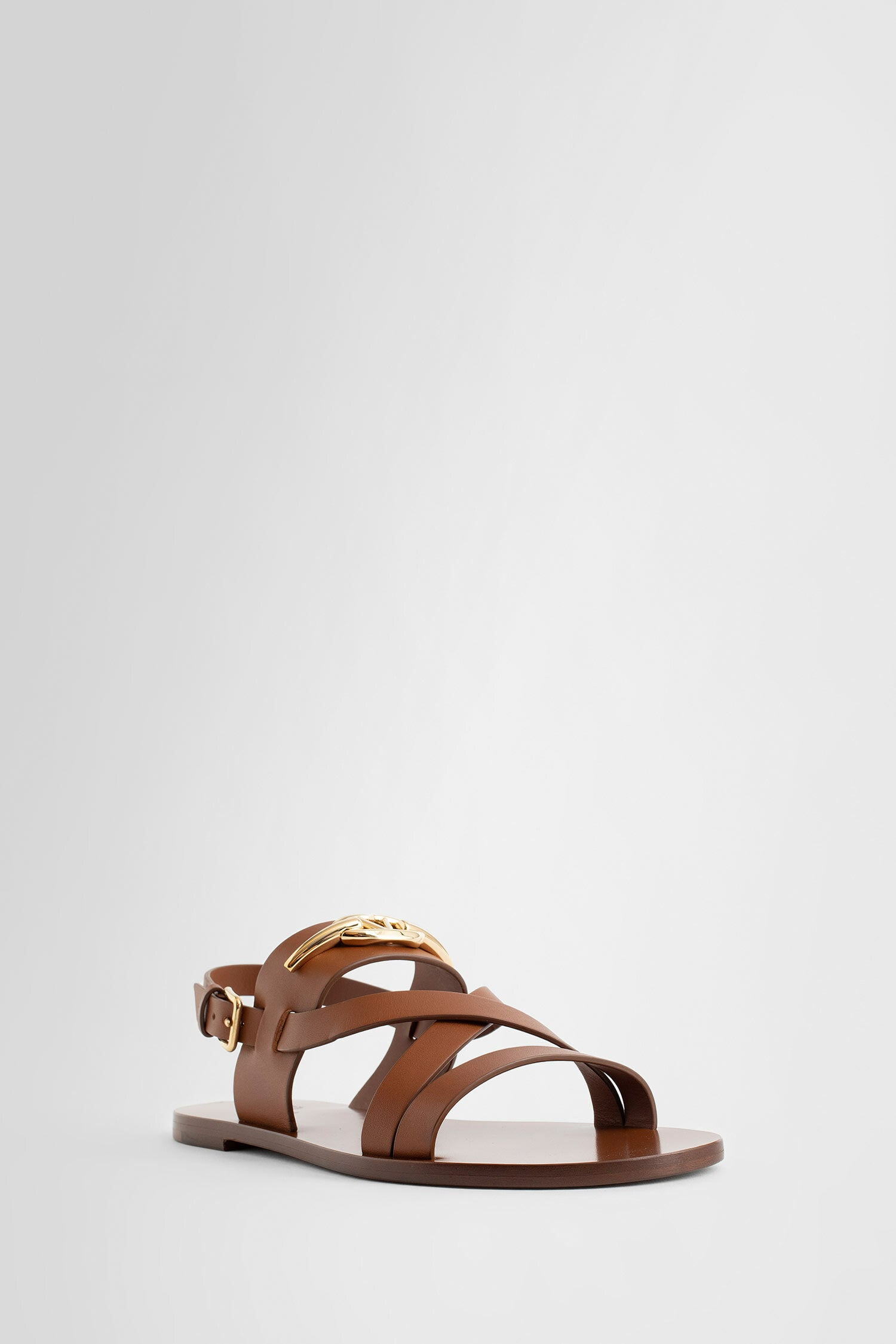 VALENTINO WOMAN BROWN SANDALS