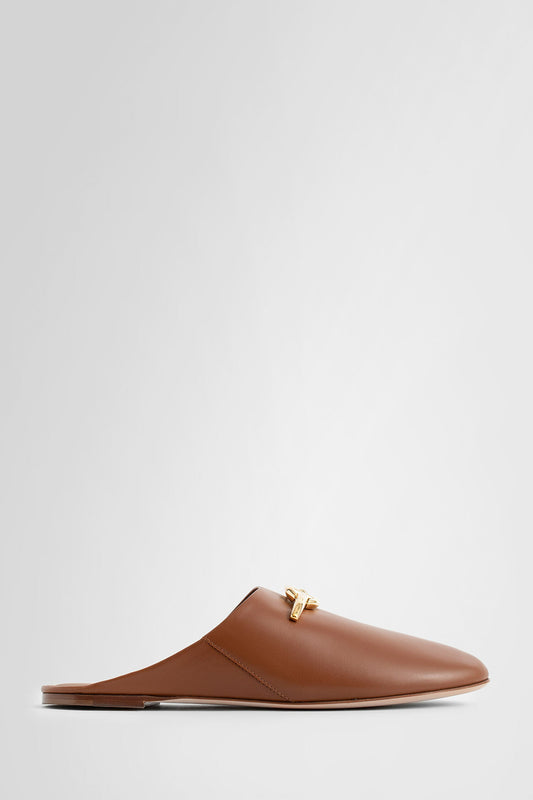 VALENTINO WOMAN BROWN MULES