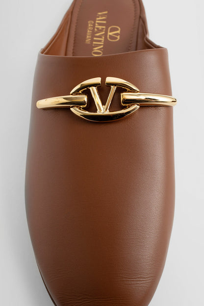 VALENTINO WOMAN BROWN MULES