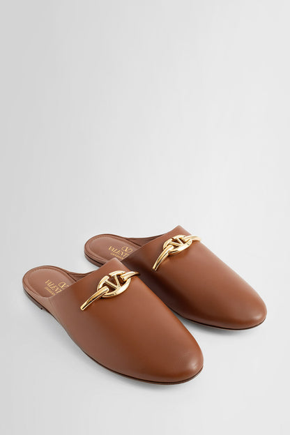 VALENTINO WOMAN BROWN MULES