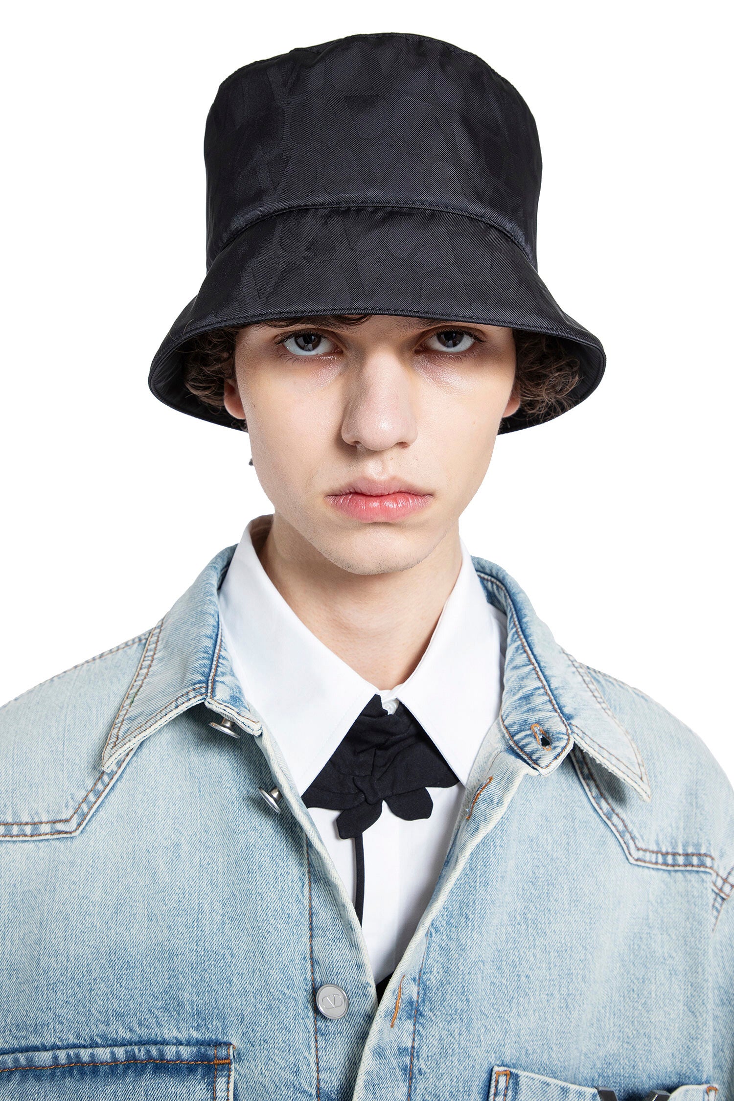 VALENTINO MAN BLACK HATS