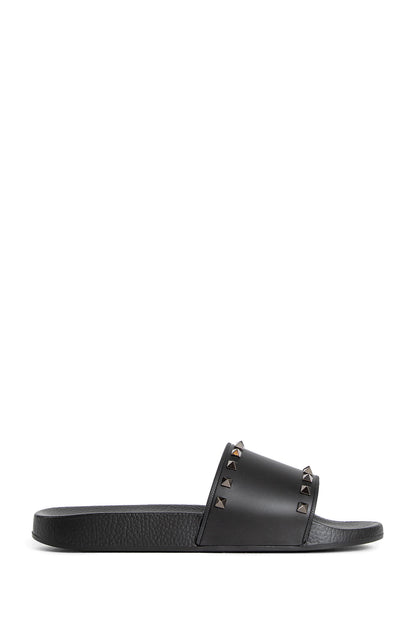 Antonioli VALENTINO MAN BLACK SANDALS & SLIDES