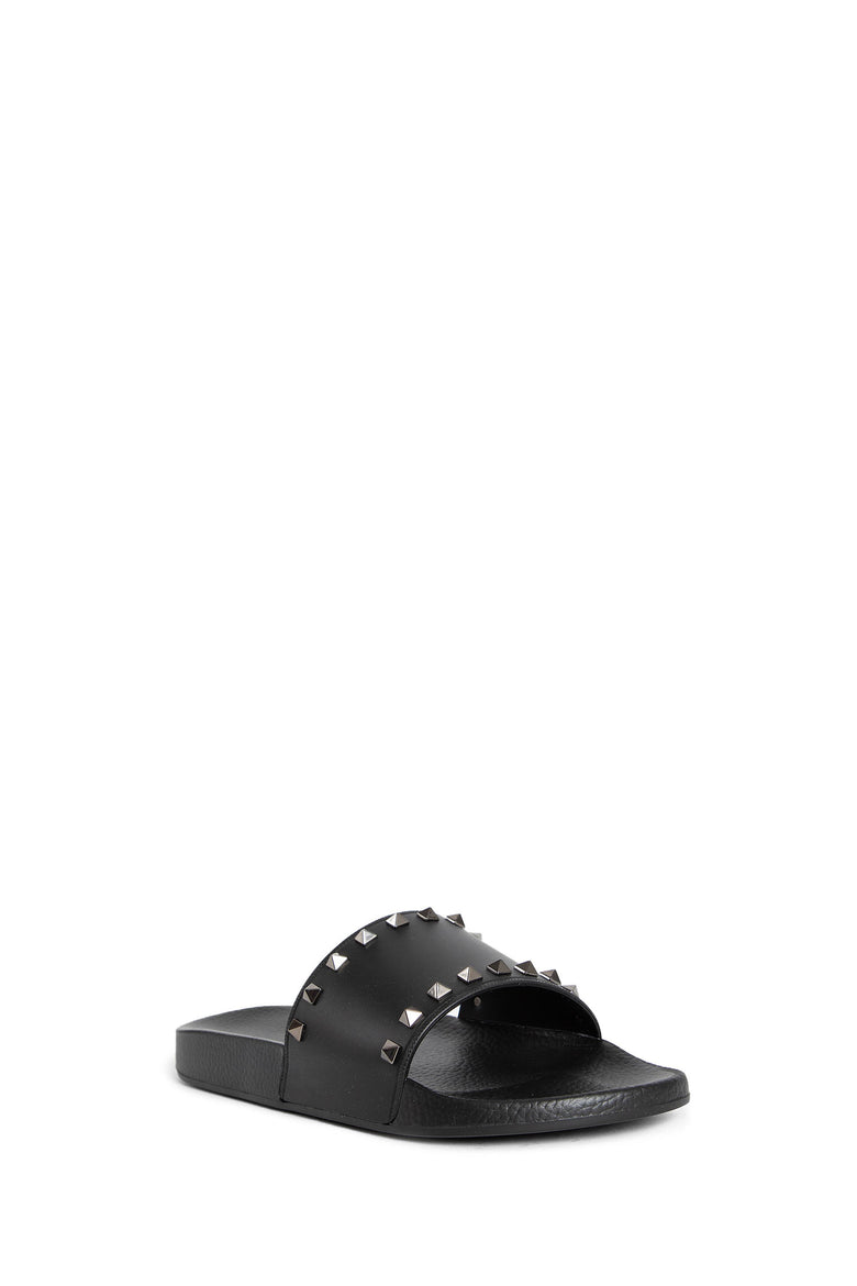 VALENTINO MAN BLACK SANDALS & SLIDES