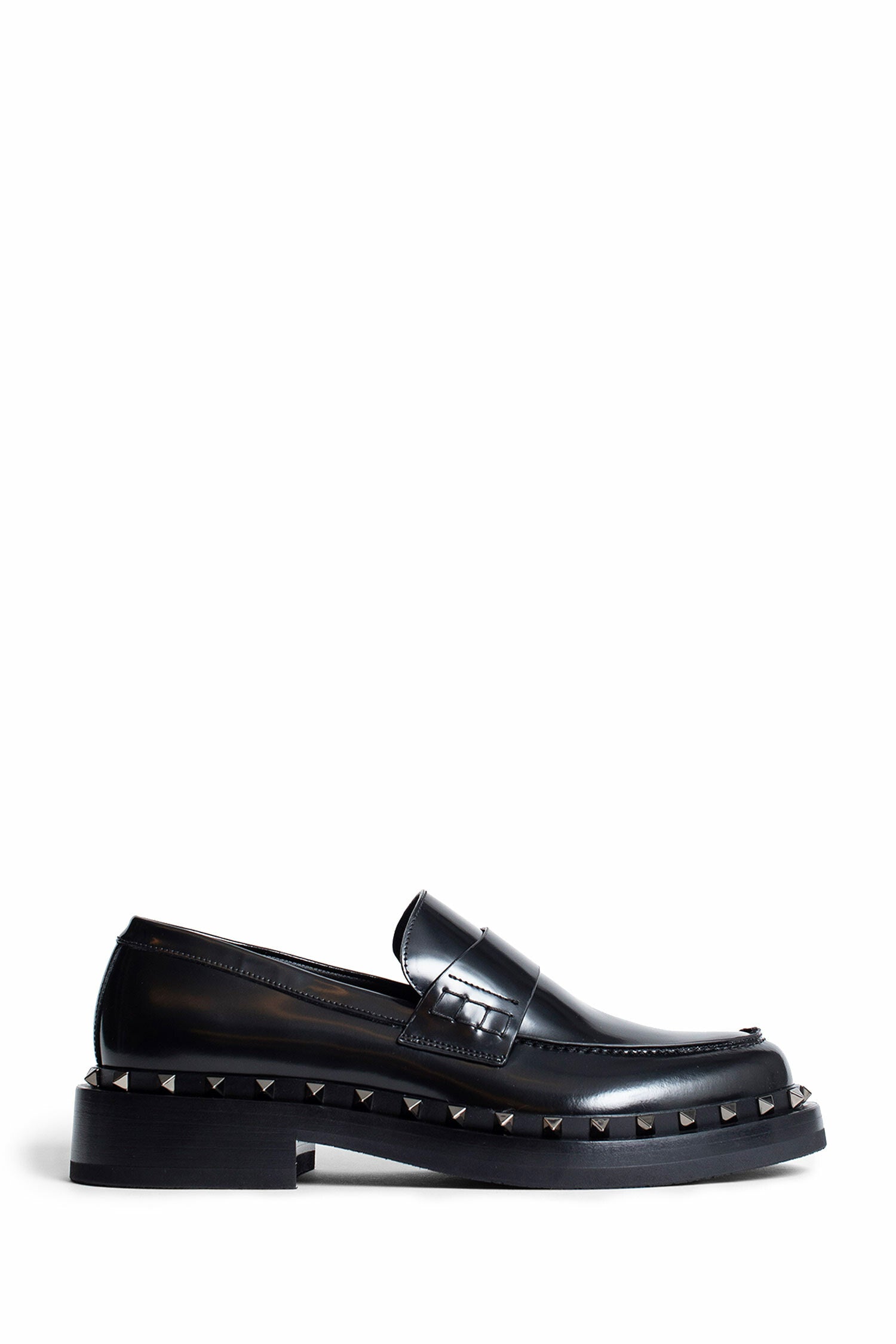 VALENTINO MAN BLACK LOAFERS & FLATS