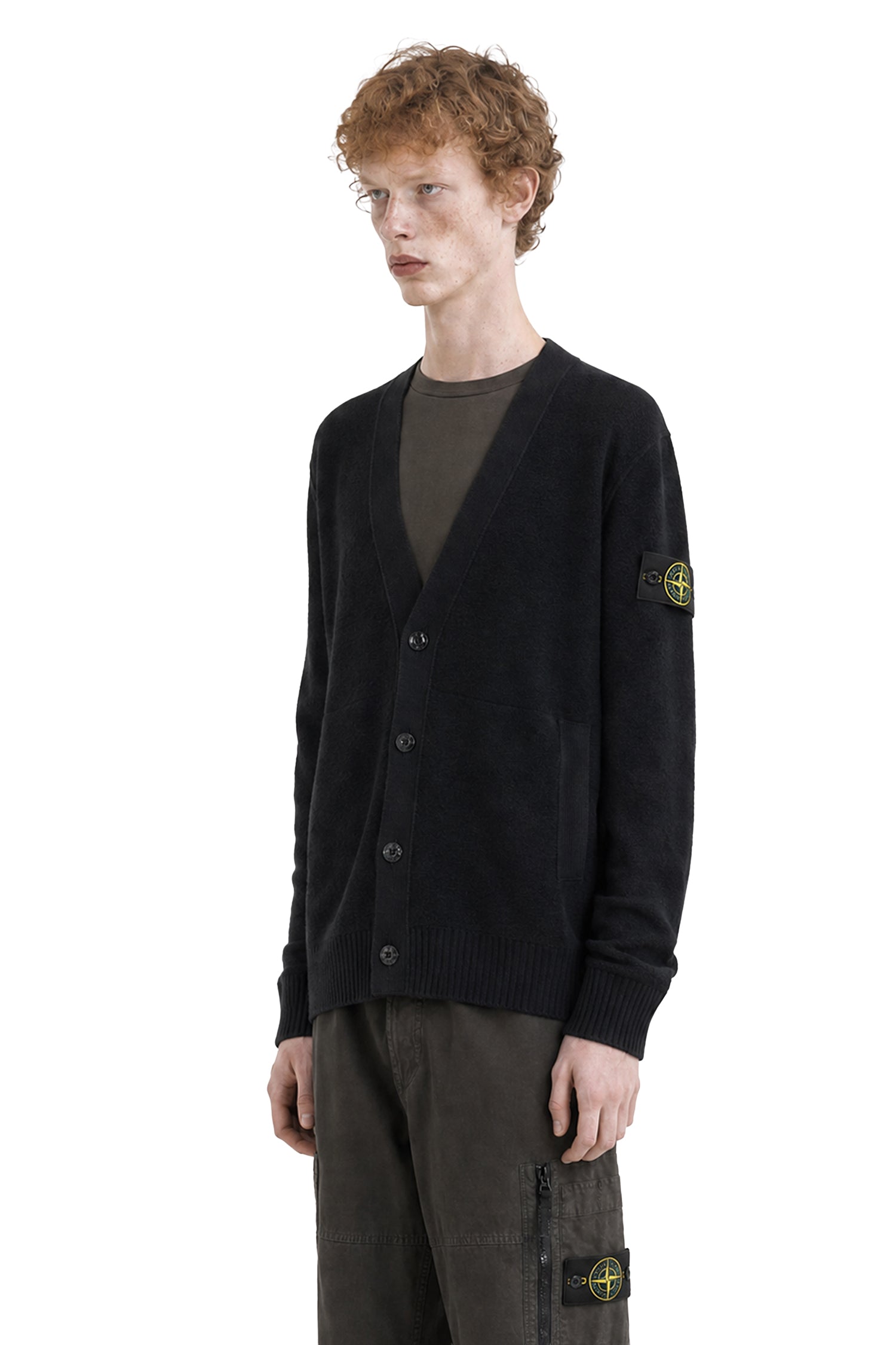 STONE ISLAND 5100010 Pure RWS Wool Cardigan man