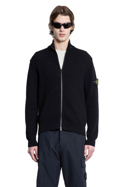 STONE ISLAND MAN BLACK KNITWEAR