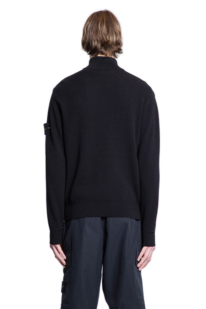 STONE ISLAND MAN BLACK KNITWEAR