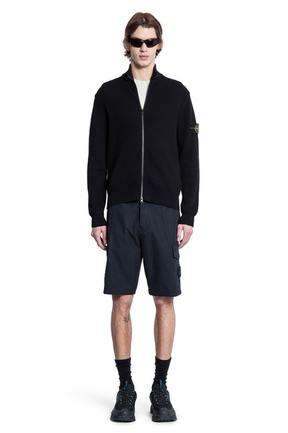 STONE ISLAND MAN BLACK KNITWEAR