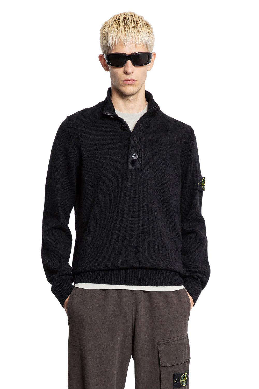 STONE ISLAND 5100040 Lambswool Sweater man
