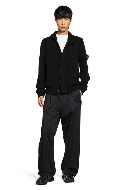 High Neck Wool Blend Cardigan