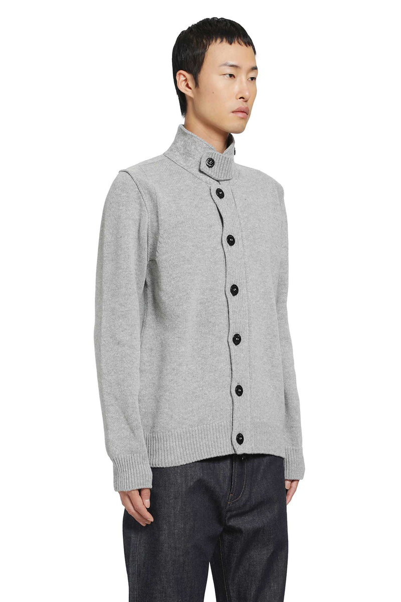 STONE ISLAND 5100047 Lambswool Zip Sweater man