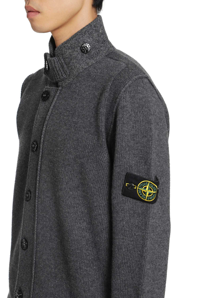 STONE ISLAND 5100047 Lambswool  Zip Sweater man