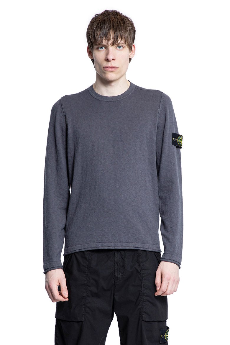 STONE ISLAND MAN GREY KNITWEAR