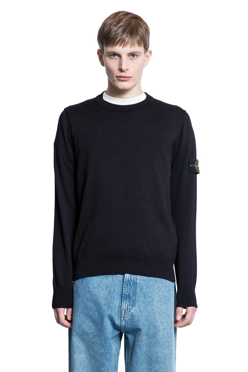 STONE ISLAND MAN BLACK KNITWEAR - Antonioli.eu