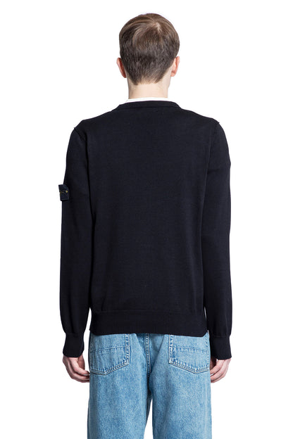 STONE ISLAND MAN BLACK KNITWEAR