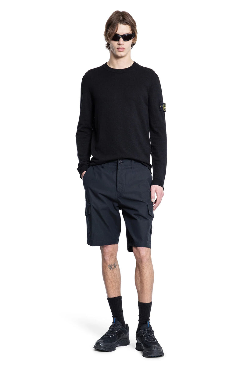 STONE ISLAND MAN BLACK KNITWEAR - Antonioli.eu