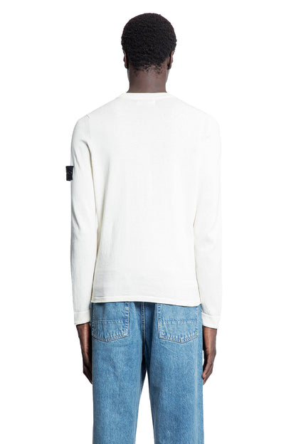 STONE ISLAND MAN OFF-WHITE KNITWEAR