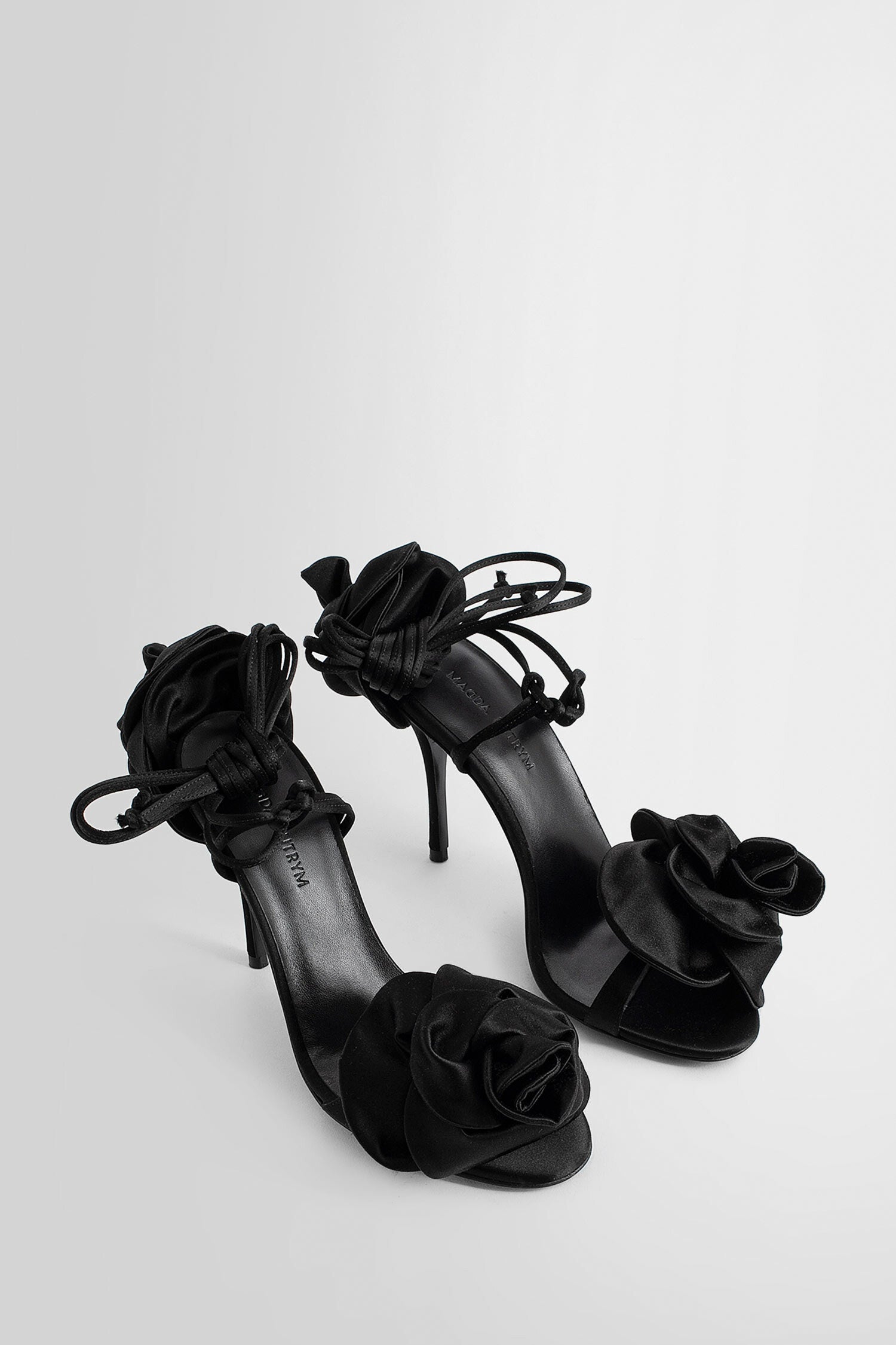 MAGDA BUTRYM WOMAN BLACK SANDALS