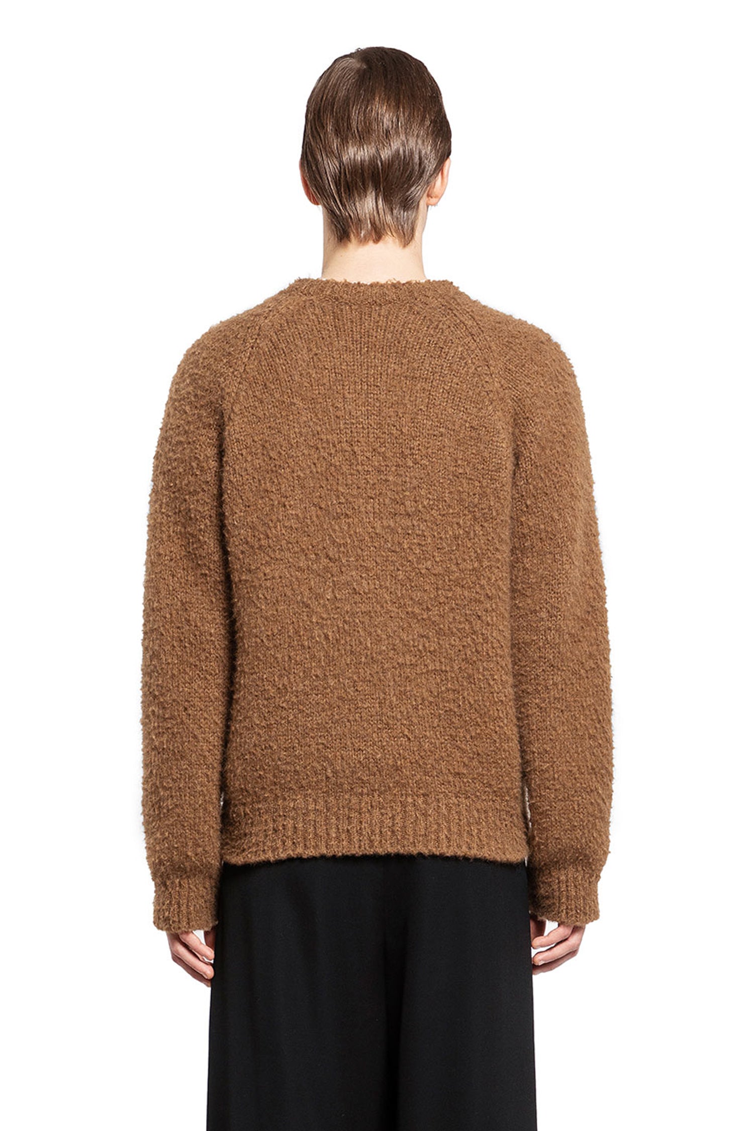 THE ROW MAN BROWN KNITWEAR