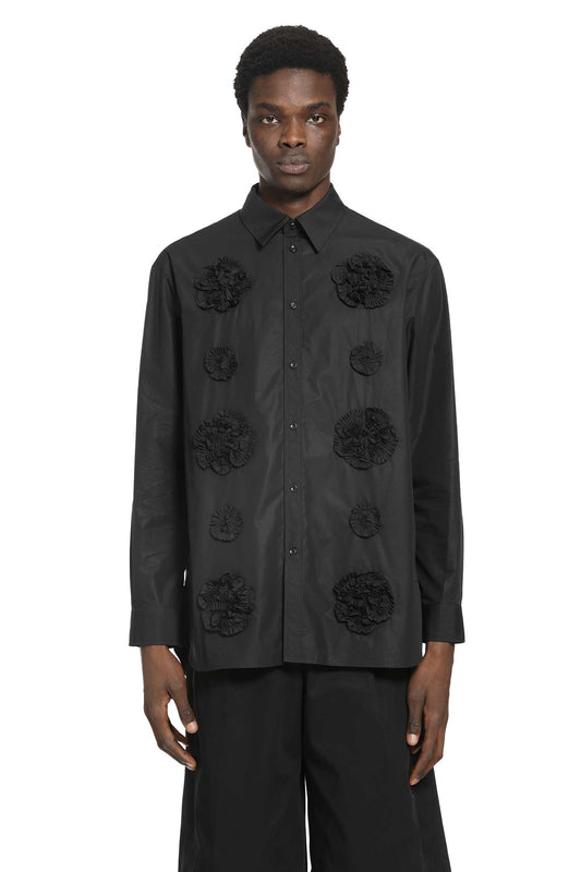 Frill Flower Easy Shirt