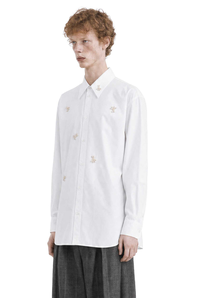 SIMONE ROCHA Turbo Beaded Easy Shirt man