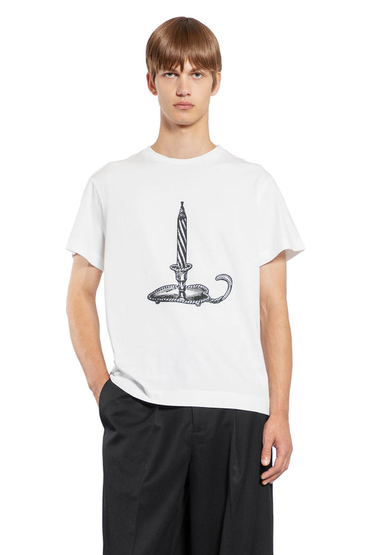 SIMONE ROCHA MAN WHITE T-SHIRTS & TANK TOPS