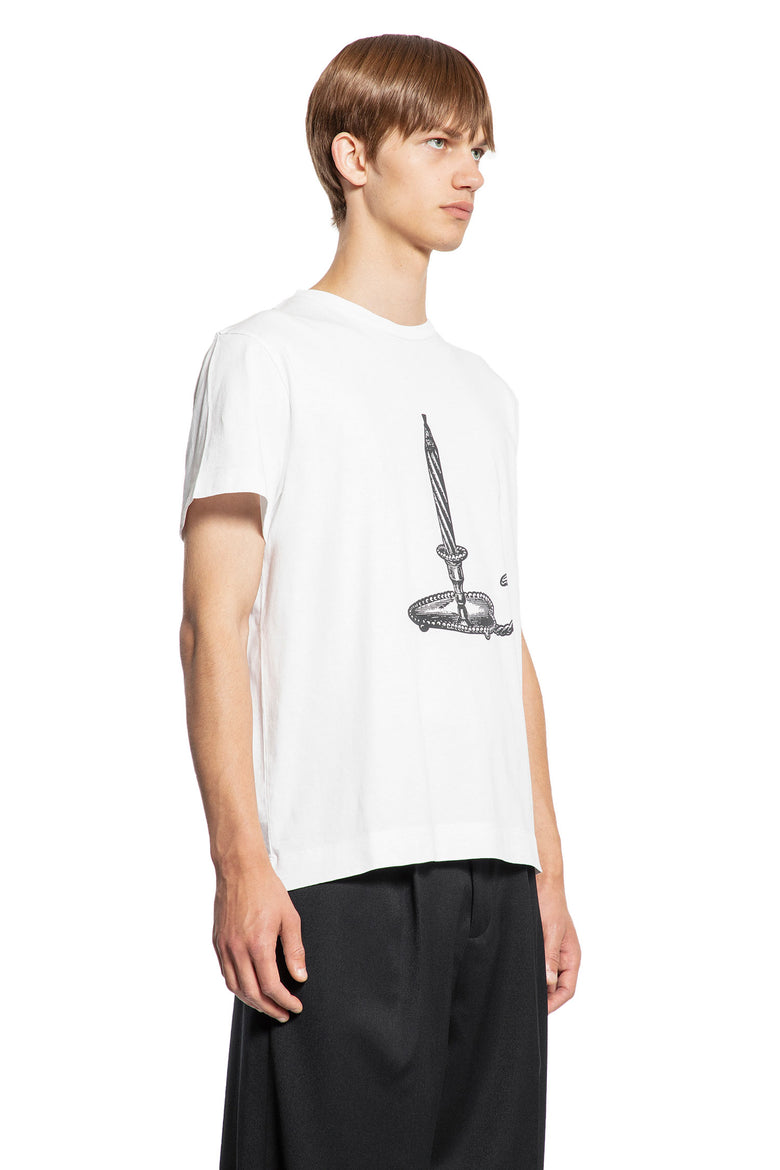 SIMONE ROCHA MAN WHITE T-SHIRTS & TANK TOPS