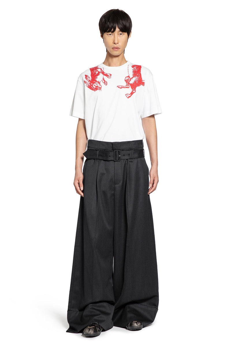 Hare Ilustration Print T-Shirt - Antonioli.eu