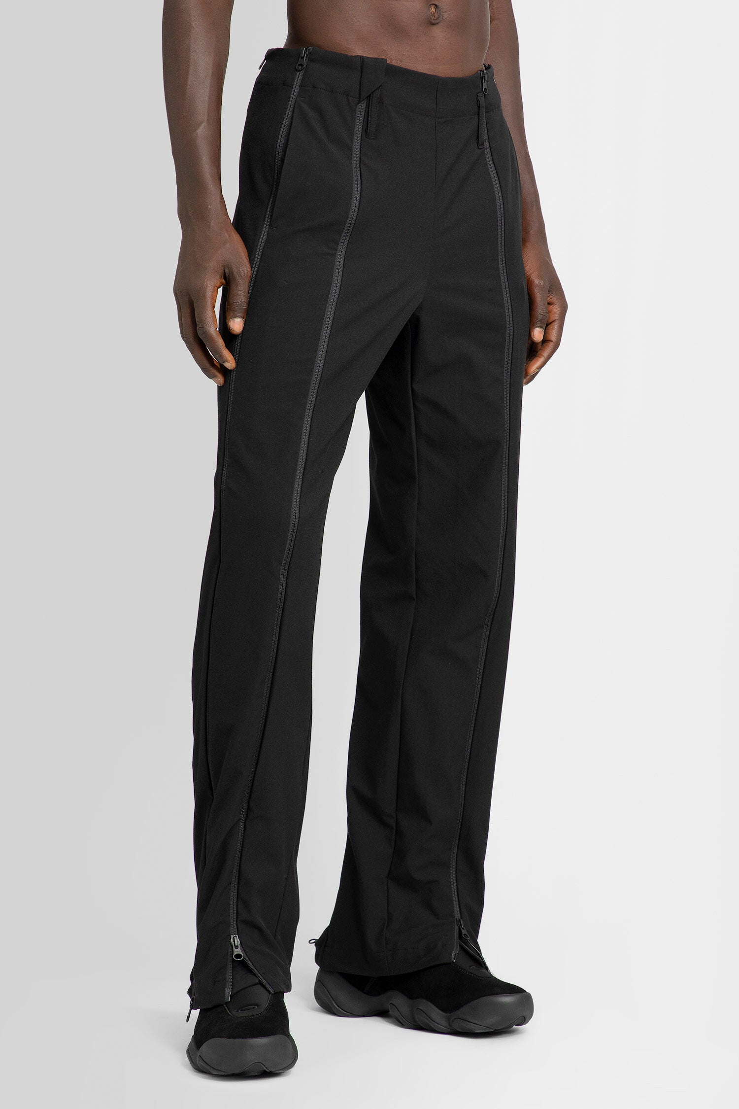 POST ARCHIVE FACTION MAN BLACK TROUSERS