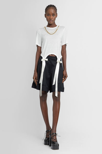 SIMONE ROCHA WOMAN WHITE T-SHIRTS & TANK TOPS