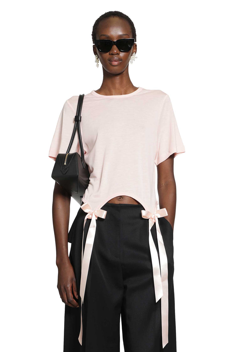 SIMONE ROCHA Bow Tail Easy T-Shirt woman