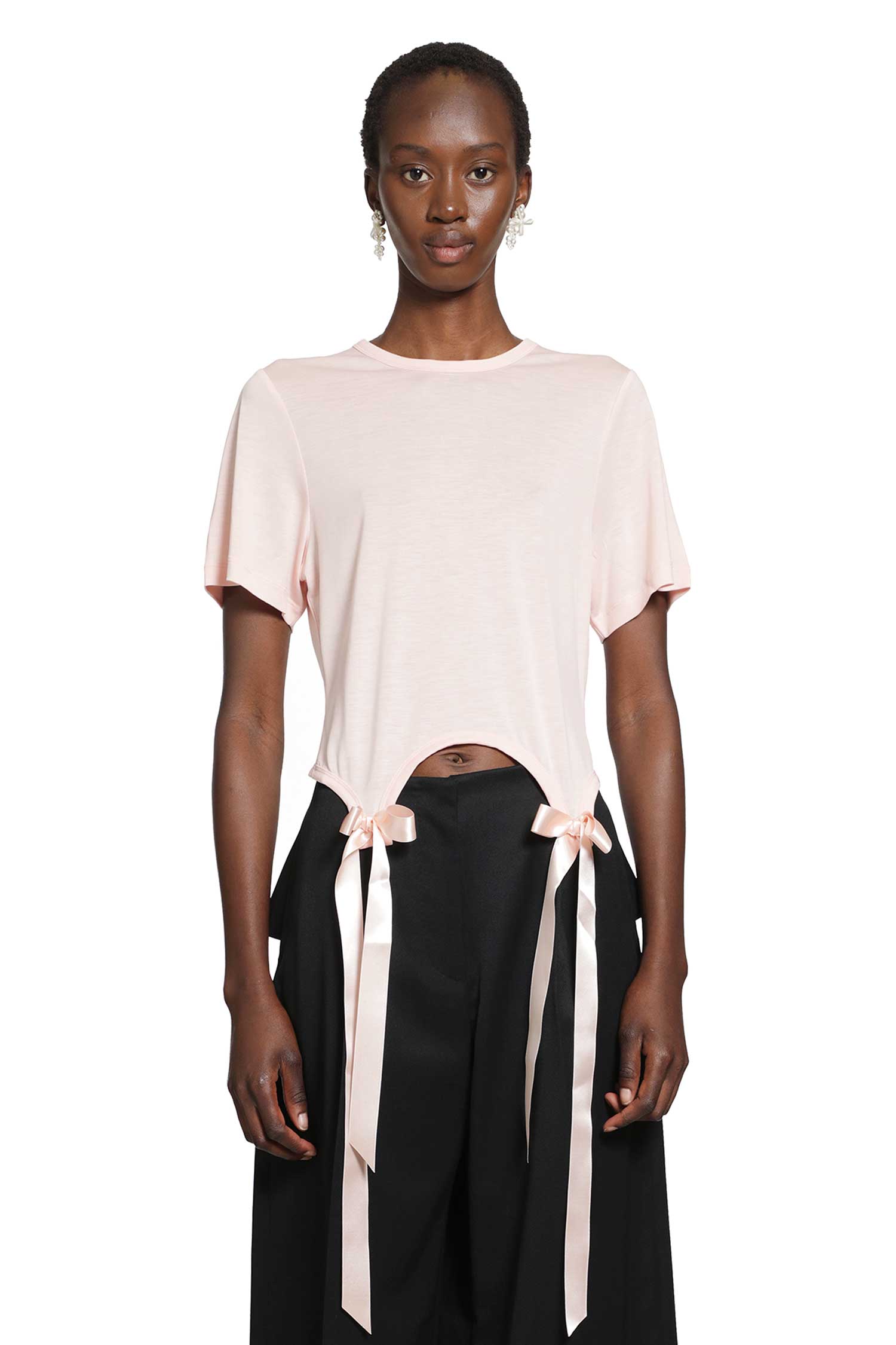SIMONE ROCHA Bow Tail Easy T-Shirt woman