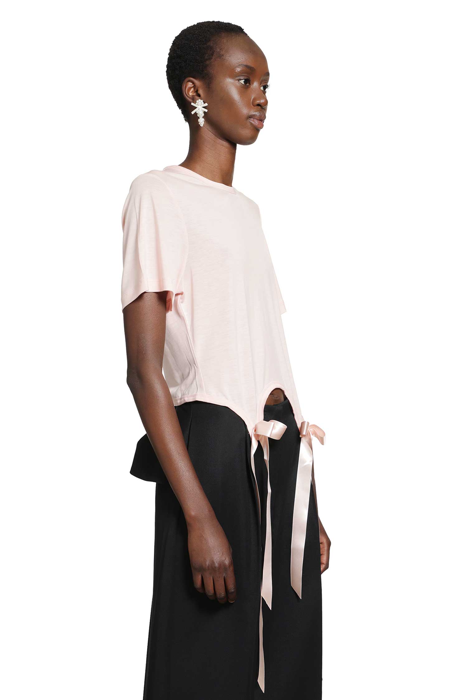 SIMONE ROCHA Bow Tail Easy T-Shirt woman