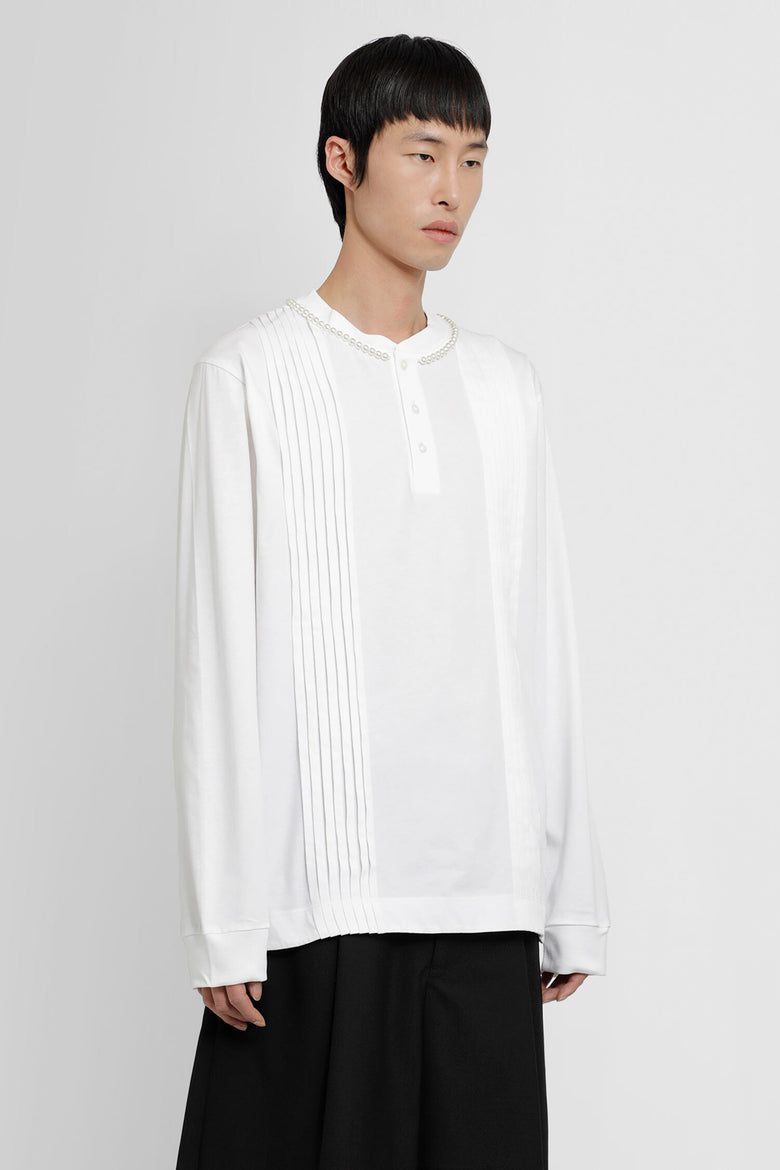 SIMONE ROCHA MAN WHITE T-SHIRTS & TANK TOPS