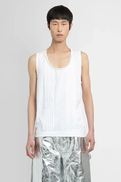 Antonioli SIMONE ROCHA MAN WHITE T-SHIRTS & TANK TOPS