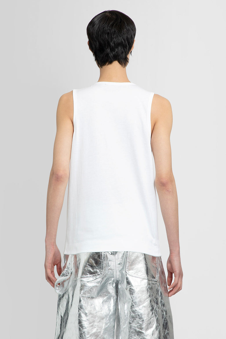 SIMONE ROCHA MAN WHITE T-SHIRTS & TANK TOPS