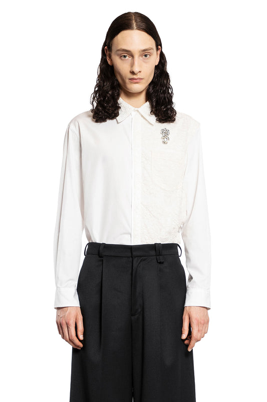 SIMONE ROCHA MAN WHITE SHIRTS