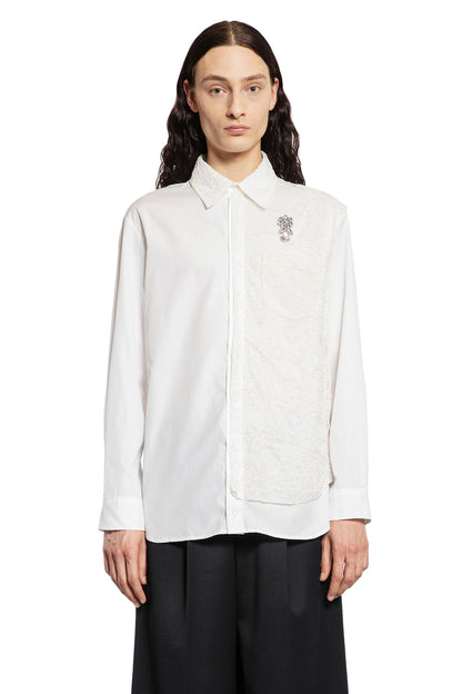 SIMONE ROCHA MAN WHITE SHIRTS