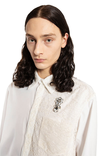 SIMONE ROCHA MAN WHITE SHIRTS