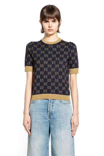 GG Cotton Lurex Lamé Top