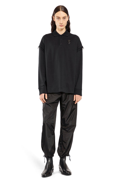 SIMONE ROCHA MAN BLACK T-SHIRTS & TANK TOPS