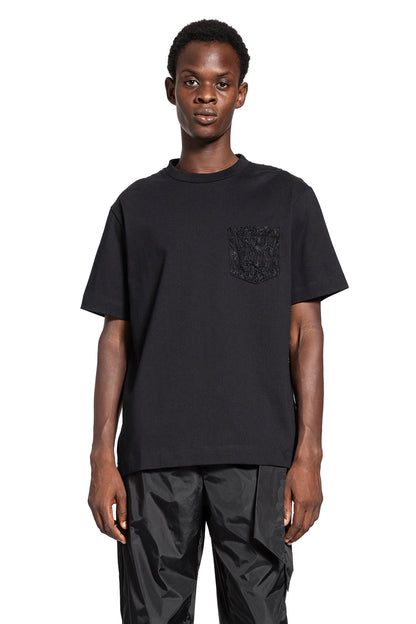 SIMONE ROCHA MAN BLACK T-SHIRTS & TANK TOPS