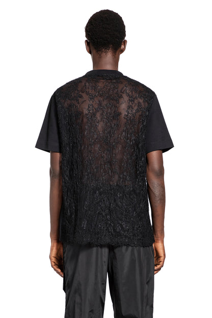 SIMONE ROCHA MAN BLACK T-SHIRTS & TANK TOPS