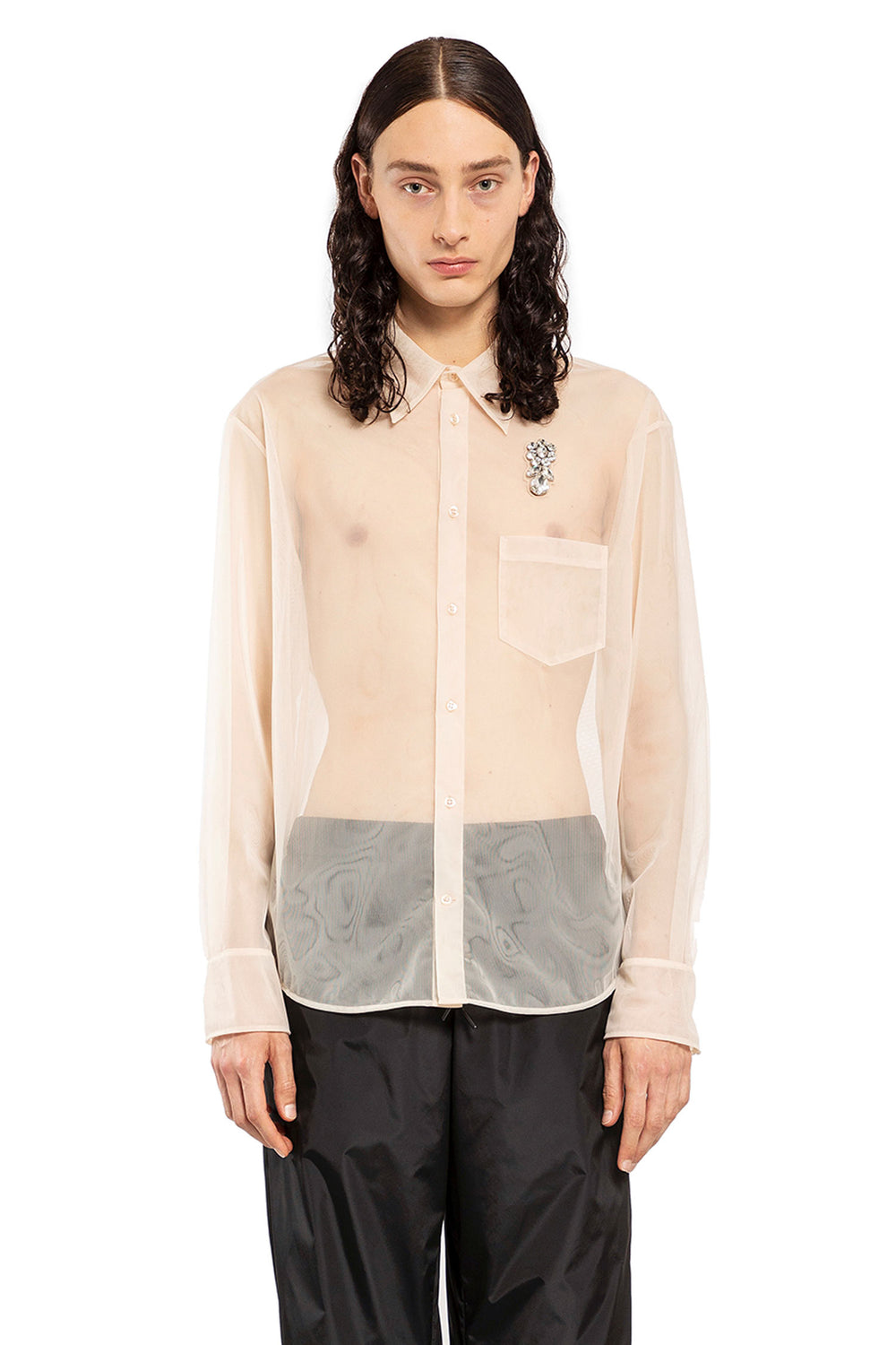 SIMONE ROCHA MAN PINK SHIRTS