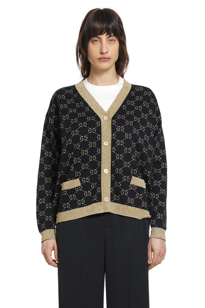GG Cotton Lamé Cardigan